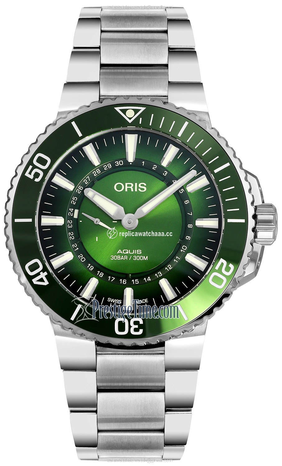 01 743 7734 4187-Set Hangang Limited Edition Oris Aquis Date 43.5mm Mens Watch 01 743 7734 4187-Set Hangang Limited Edition Oris Aquis Date 43.5mm Mens Watch